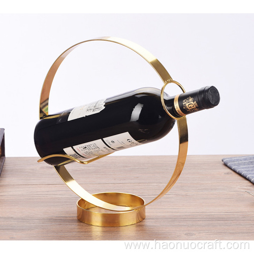 Estante de botella de vino casero de adornos creativos simples para el hogar